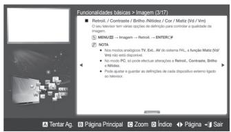 SAMSUNG HE46A - Apresentação do ecra - 2