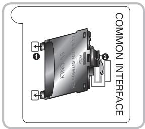 SAMSUNG HE46A - Verwendend der „Cl“- oder „Cl+“-Karte - 1