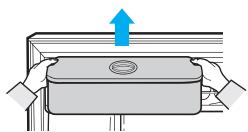 SAMSUNG SR428MLS - REMOVING THE REFRIGERATOR ACCESSORIES - 4
