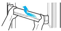SAMSUNG SR428MLS - REMOVING THE REFRIGERATOR ACCESSORIES - 6