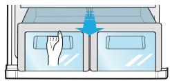 SAMSUNG SR428MLS - REMOVING THE REFRIGERATOR ACCESSORIES - 3