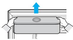 SAMSUNG SR428MLS - DÉMONTAGE DES ACCESSOIRES DU RÉFRIGÉRATEUR - 4
