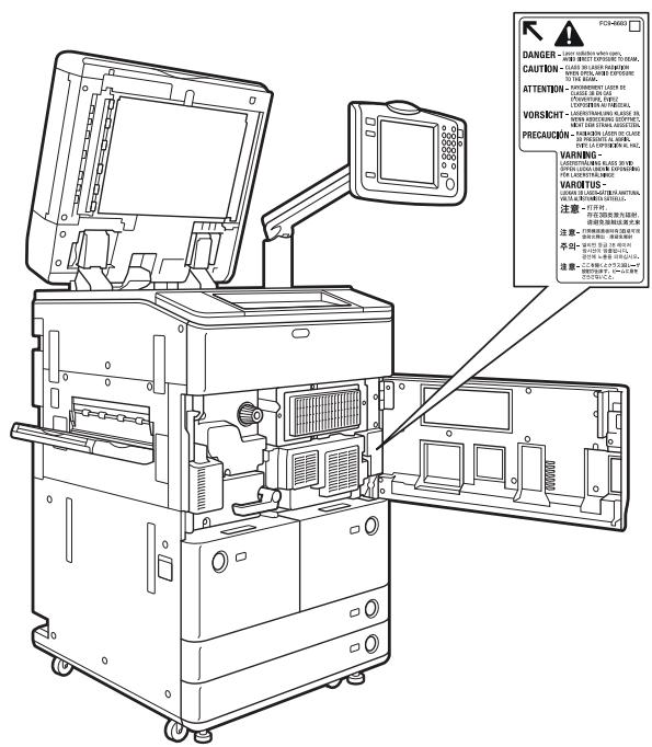 CANON IMAGERUNNER ADVANCE 6055I - CAUTION - 4