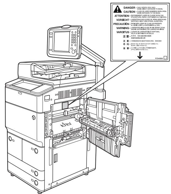 CANON IMAGERUNNER ADVANCE 6065I - CAUTION - 5