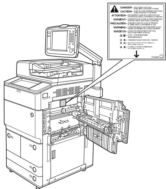 CANON IMAGERUNNER ADVANCE 6075I - ATTENTION - 5