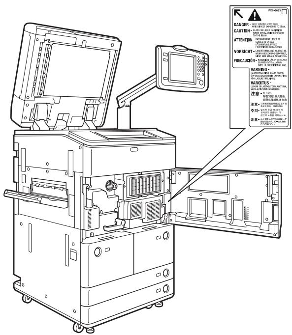 CANON IMAGERUNNER ADVANCE 6075I - CAUTION - 4