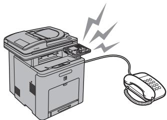 CANON IMAGERUNNER C1028I - Bei Telefonrufen - 1