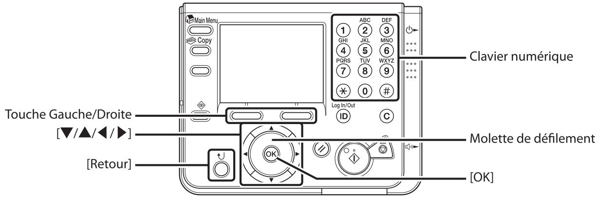 CANON IMAGERUNNER C1028I - Réglage de la date et de l'heure - 1