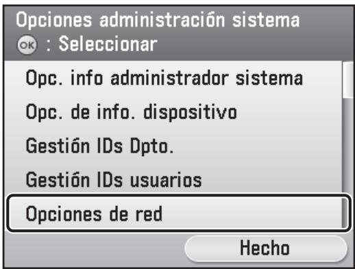 CANON IMAGERUNNER C1028I - Comprobación del ajuste de la direccion IP - 4