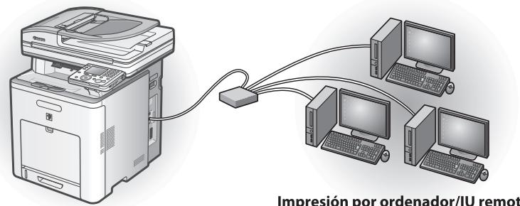 CANON IMAGERUNNER C1028I - Conexión de red (Si desea tener más información acerca de la configuración, consulte la pág. 27.) - 1