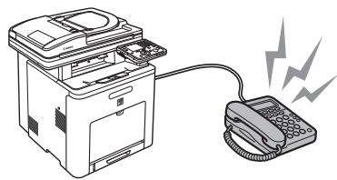 CANON IMAGERUNNER C1028I - - When Receiving VOICE CALL - 1