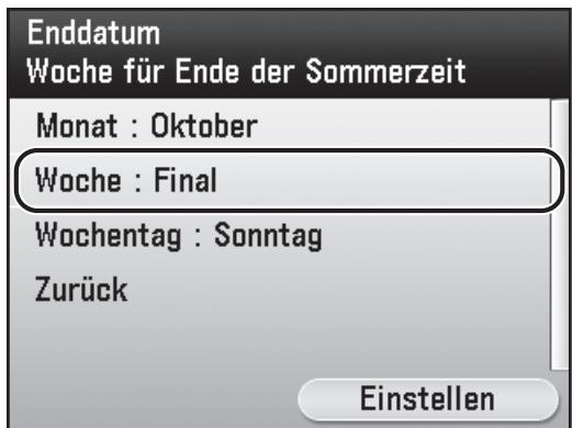 CANON IMAGERUNNER C1028I - Woche Auswahl Startdatum Woche - 6