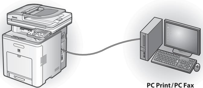 CANON IMAGERUNNER C1028I - USB Connection (For details about the set up, see p. 35.) - 1