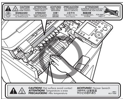 CANON IMAGERUNNER C1028IF - CAUTION - 1