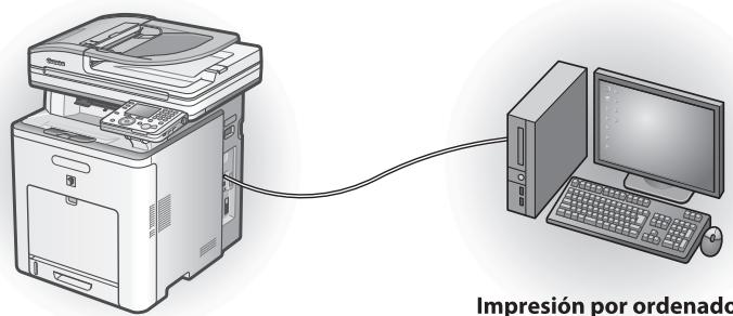 CANON IMAGERUNNER C1028IF - Conexión USB (Si desea obtener más información acerca de la configuración, consulte la pág. 36.) - 1