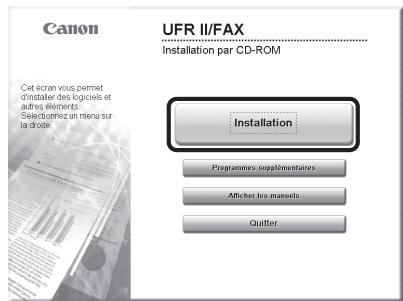 CANON IMAGERUNNER C1028IF - Procédure d'installation - 2