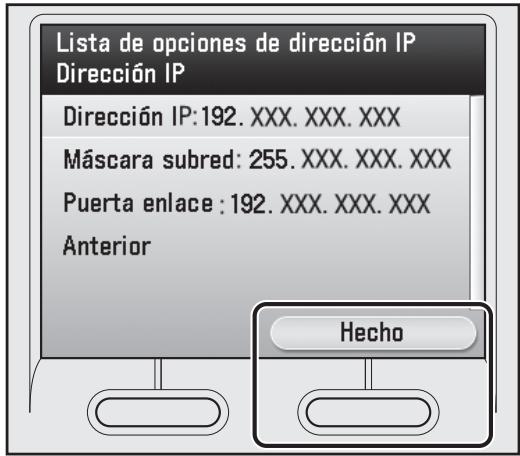 CANON IMAGERUNNER C1028IF - Pulse la tecla de selección derecha para seleccionar . - 1