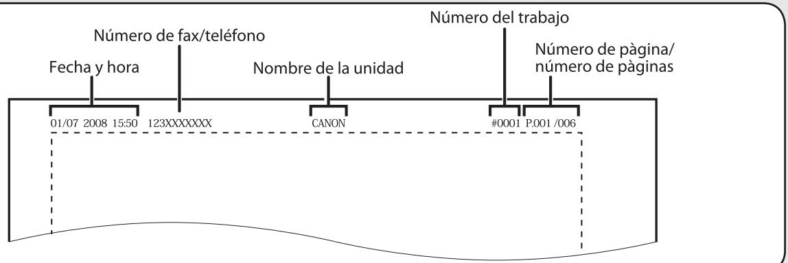 CANON IMAGERUNNER C1028IF - Acerca de la información del remitente - 1