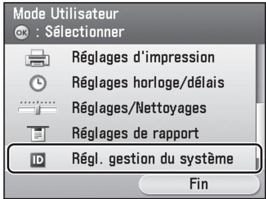 CANON IMAGERUNNER C1028IF - Vérification du réglage de l'adresse IP - 2