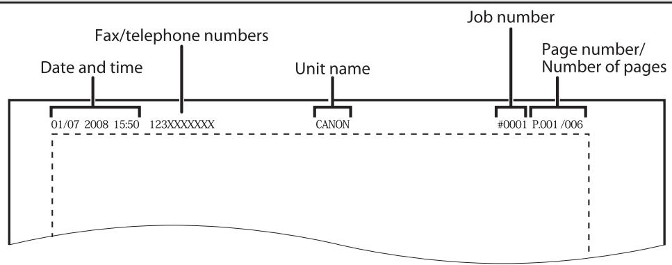 CANON IMAGERUNNER C1028IF - About Sender Information - 1