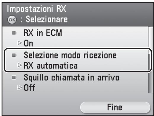 CANON IMAGERUNNER C1028IF - Utilizzare [▼], [▲] o Ⓗ (Rotella di scorrimento) per selezionare , quindi premere [OK]. - 4