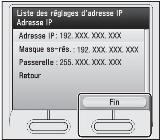 CANON IMAGERUNNER C1028IF - Appuyez sur la touche polyvalente droite pour choisir . - 1