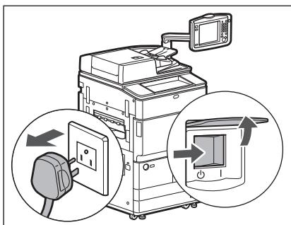 CANON IMAGERUNNER ADVANCE 8085 - ADVERTENCIA - 1