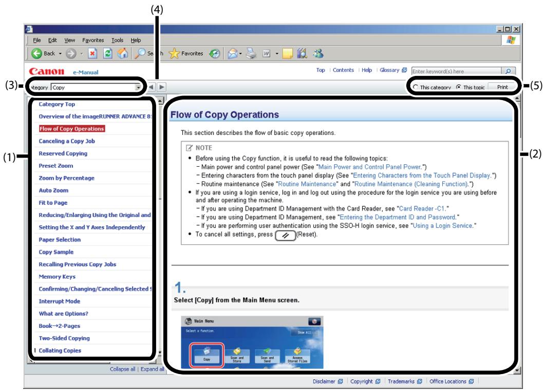 CANON IMAGERUNNER ADVANCE 8085 - Topic Page - 1