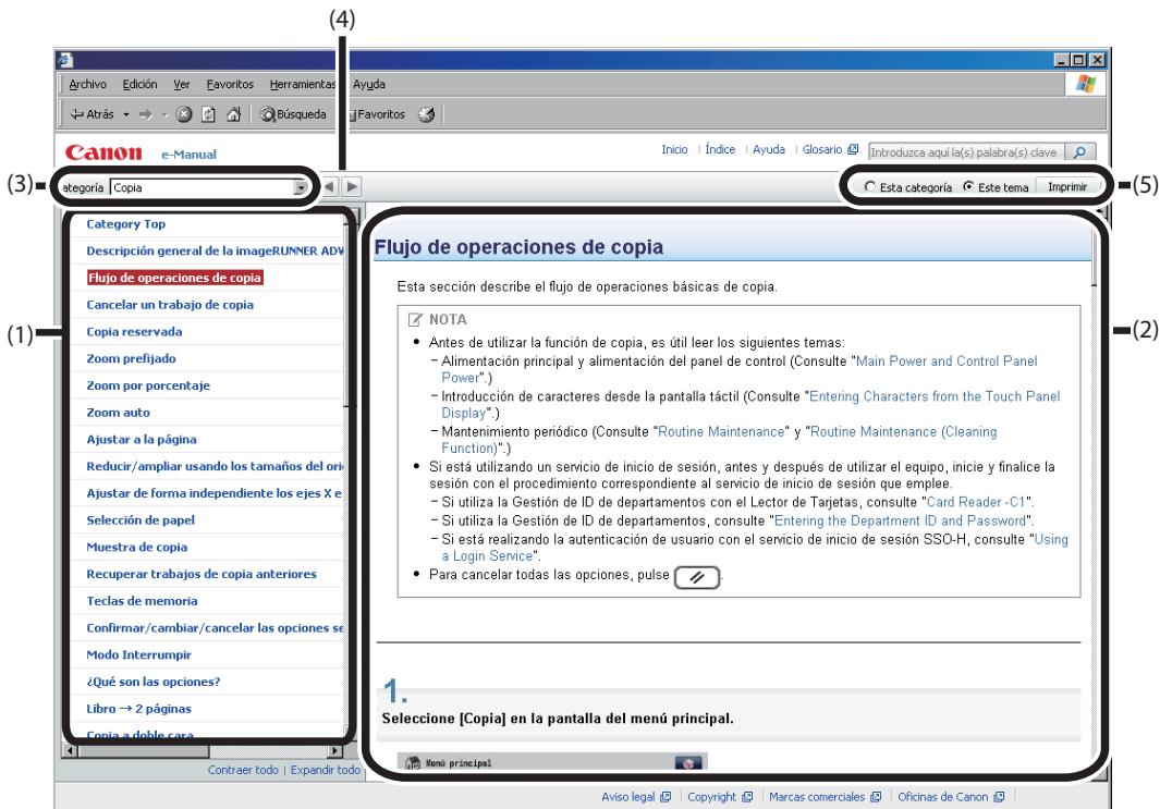 CANON IMAGERUNNER ADVANCE 8085 - Págrina de tema - 1
