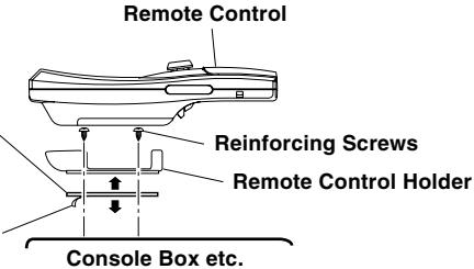 ALPINE RUE-4191 - Installation of Remote Control Holder - 1