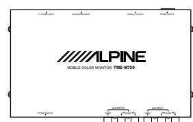 ALPINE TME-M750 - 1