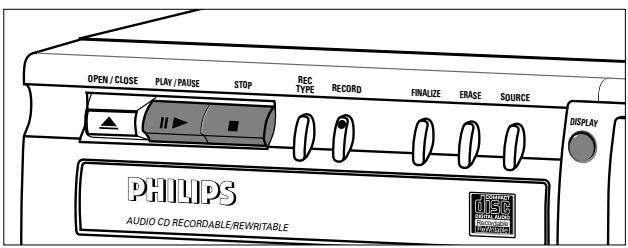 PHILIPS CDR 770 - Appuyez sur RECORD. - 2