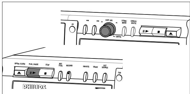 PHILIPS CDR 775 - Lecture de CD sur platine 1 et/ou platine 2 (mode DJ) - 2