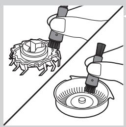 PHILIPS SERIE 5000 - Pulizia del rasoio mediante la spazzolina per la pulizia - 5