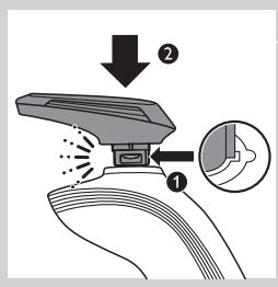 PHILIPS 7000 - De trimmer gebruiken (alleen RQ1197, RQ1185, RQ1180, RQ1160, RQ1155, RQ1151) - 2