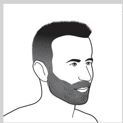 PHILIPS 7000 - Estilos de barba - 1