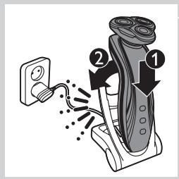 PHILIPS 7000 - Charge à l'aide du chargeur - 3