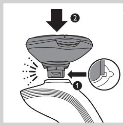 PHILIPS 7000 - Bruke trimmeren (kun RQ1197, RQ1185, RQ1180, RQ1160, RQ1155, RQ1151) - 2