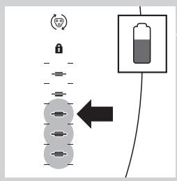 PHILIPS 7000 - Niveau de charge de la batterie - 1