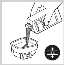 PHILIPS 7000 - Das Jet Clean System für den Gebrauch vorbereiten - 2