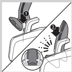 PHILIPS 7000 - Opladen in het Jet Clean-systeem (alleen RQ1197CC, RQ1195CC, RQ1185CC, RQ11801CC, RQ1175CC) - 2