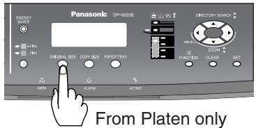 PANASONIC DP 8016P - ■ Copying with Preset or Variable Zoom Ratios - 7