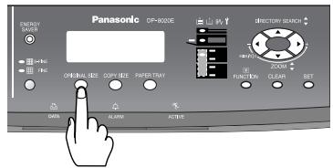 PANASONIC DP 8016P - For Book Format is Facing: - 2