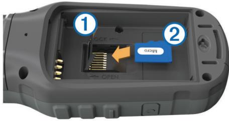 GARMIN VIRB ELITE - Installation d'une carte mémoire - 1