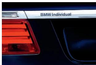 BMW SÉRIE 7 - Sigle BMW individual. une marque d'individualité. - 4