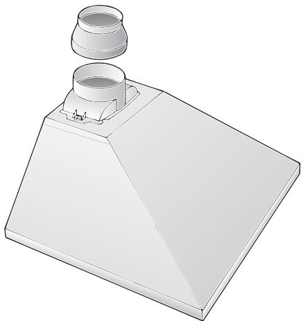 BOSCH DWW09W450 - Ligação do tubo de exaustão ∅ 100 mm: - 1