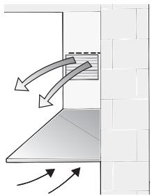 BOSCH DWW09W450 - Funcionamiento con evacuación del aire hacia el interior (recirculación del aire) - 1