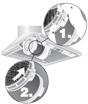 BOSCH DWW09W450 - Montar el filtro: - 1