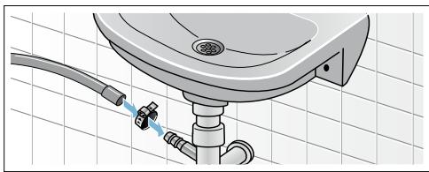 BOSCH WVG30461FF - Écoulement dans un siphon - 1
