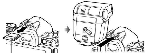 OLYMPUS E-M5 MARK II - Utilisation d'un flash (photographie au flash) - 1